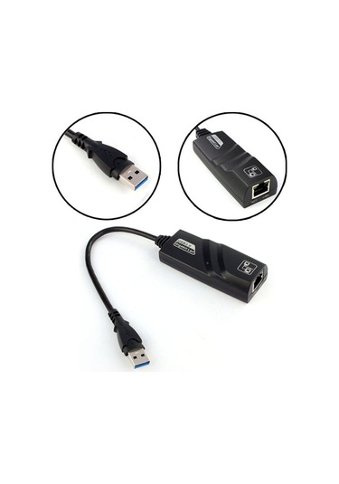 Usb 3.0 To Ethernet Çevirici Dönüştürücü Adaptör (gigabit Destekl