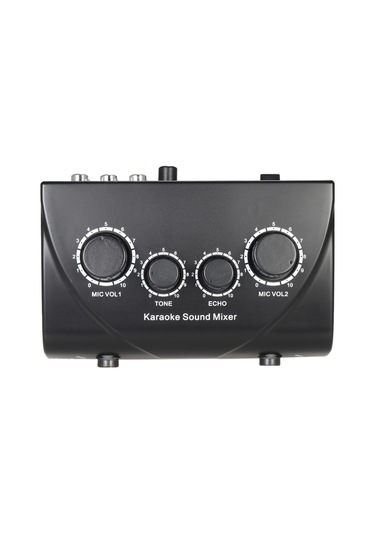 Padalink Karaoki Reverb Ses Mikseri N-3 Siyah, Avrupa Standartı, 100-240v, Ev/ktv/ Sahne İçin, Hafif Ve Dayanıklı