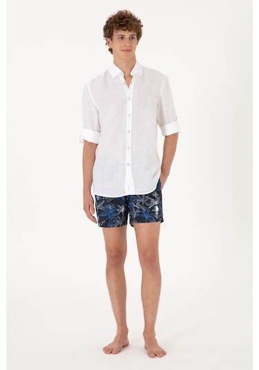 U.s. Polo Assn. Erkek Lacivert Deniz Şortu 50299781-vr033 Lacivert