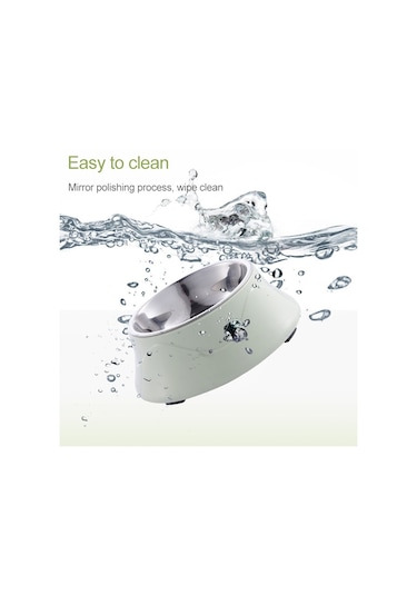 Cbtx Evcil Hayvan Mama Kasesi Paslanmaz Çelik Köpek Kedi Çift Kullanımlı Kase