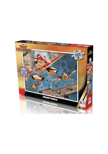 Ks Puzzle 200 Parça Planes Faturalı Ürün