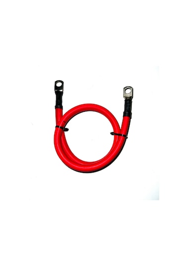 2 Adet 25 Mm2 Akü Paralel Bağlantı Kablosu 50 Cm Pabuçlu