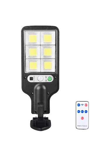 Cbtx 616 Hareket Sensörlü Güneş Enerjili Uzaktan Kumandalı Dış Mekan Bahçe Duvarı Lambası - 72 Cob Diğer