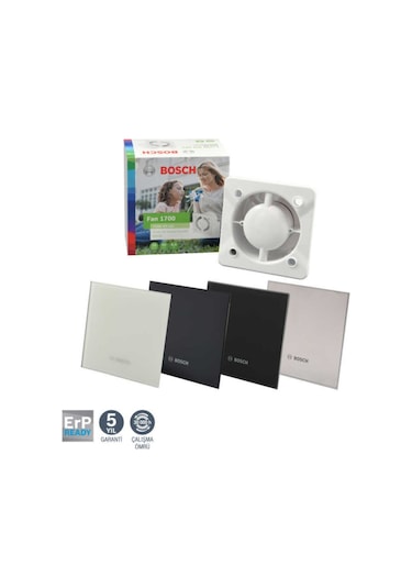 Bosch DP100 MB Dekoratif Panel Mat Siyah - Fan 1700 WS 100 için