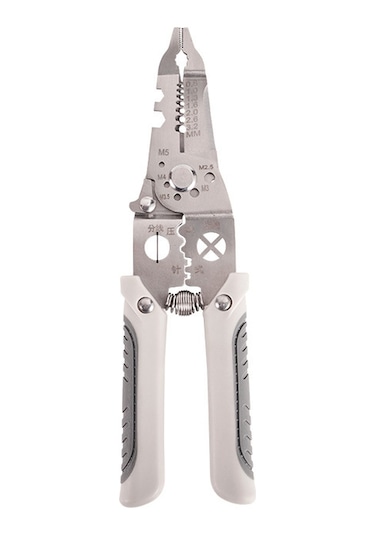 Geeksen Endüstriyel Manuel Elektrikli Tel Soyucu: Çok İşlevli, Tel Soyma-bükme-basma Aracı 092b Dış Yaylı