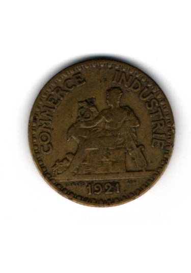 Fransa 2 Frank 1921 Mp2062