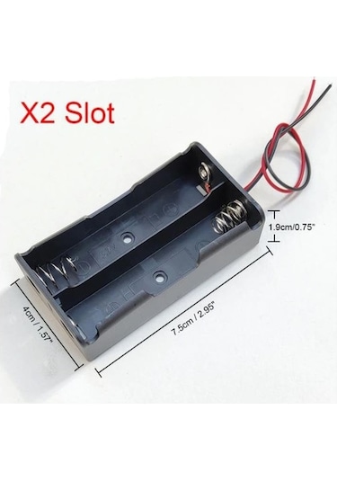 Hubstein 18650 2'li Pil Yuvasi Lityumli-ıon