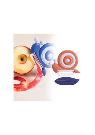 Homyl Sebze Soyucu Seramik Bıçaklı Mutfak Aleti Havuçlar Sebzeler Turuncu