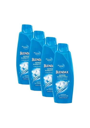 Blendax Kepeğe Karşı Etkili Şampuan 4 x 500 ML