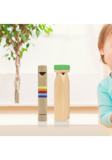 Suntek Montessori Vurmalı Çalgılar Ahşap Oyuncak 2-parça