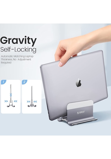 Orico Alüminyum Notebook Apple Uyumlu MacBook Dikey Masaüstü Standı