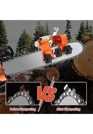 Xurunkeji Zincirli Testere Bileyici, Zincirli Testere Bileyici Jig Zincirli Testere Bileyici Aleti 8-22 İnçlik Zincirli Testereler İçin Uygundur