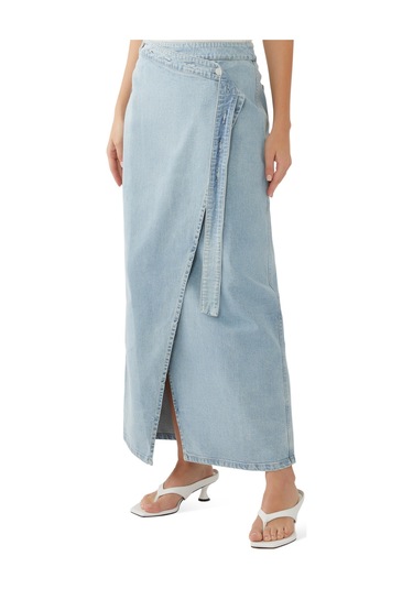 Holzweiler Kadınlar Için Şık A Kesim Denim Etek Açık Mavi