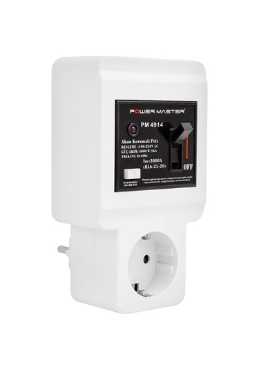 Volt 16 Amper Tekli Akım Korumalı Sigortalı Priz 1