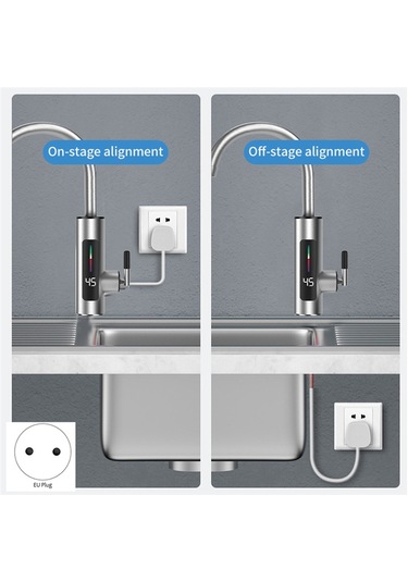 Xurunkeji Elektrikli Mutfak Su Isıtıcı Musluğu Anında Sıcak Paslanmaz Çelik Su Musluğu Isıtıcı Soğuk Isıtma Musluğu Ab Fişi, A GÜMÜŞ Xurunkeji Elektrikli Mutfak Su Isıtıcı Musluğu Anında Sıcak Paslanmaz Çelik Su Musluğu Isıtıcı Soğuk Isıtma Musluğu Ab Fişi, A GÜMÜŞ
