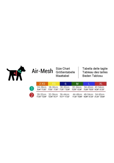 Pettagart Airmesh Neon Turuncu Göğüs Tasması