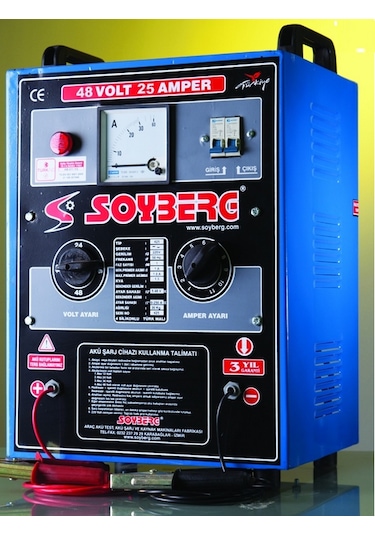 Soyberg 4 Akülük Seri Şarj Cihazı 48 Volt 25 Amper 425