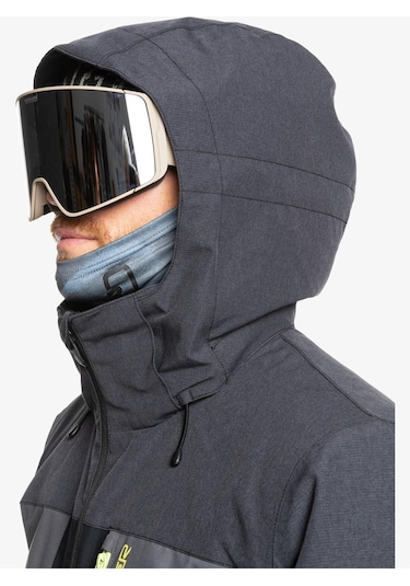 Quiksilver Dawson Erkek Kayak/snowboard Mont-eqytj03451 Kvj0-true Black Siyah