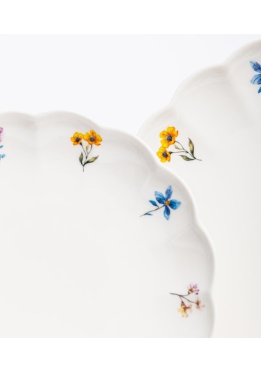Maxx Doria Flower Bouquet 6 Kişilik 29 Parça Kahvaltı Takımı Pa2085 Beyaz