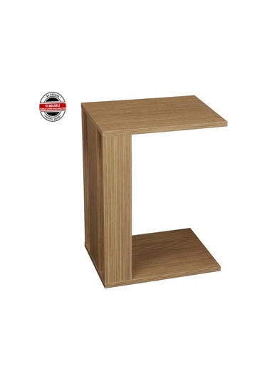 Single C Yan Servis Sehpa Bambu / Tekerlekli Laptop Sehpası