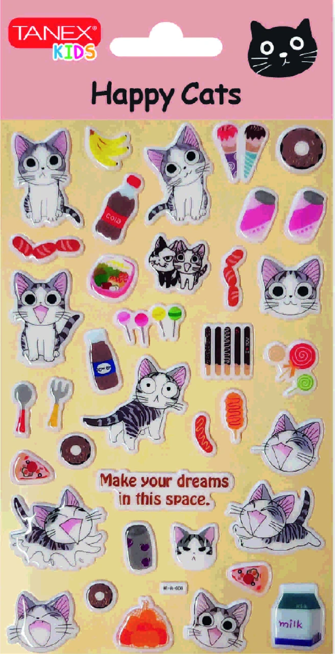 Tanex Sempatik Kedi-6 Serisi Etiketi Tnx-25146