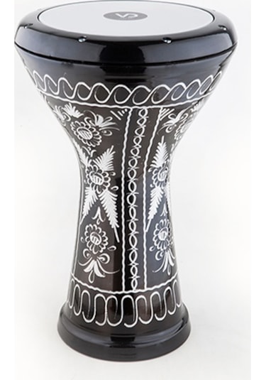 Vatan 3029S Siyah Döküm Erzincan İşlemeli  Darbuka