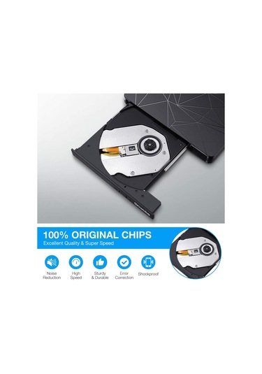 Sones Usb 3.0 Type-c Dvd Sürücüsü Sürücüsüz Yüksek Hızlı Okuma Yazma Kaydedici Cd Yazıcı Harici Dvd-rw Oynatıcı