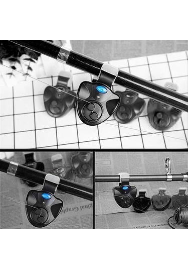 Artfulabode Led Işıklı Elektronik Balıkçı Alarmı, 4 Adet