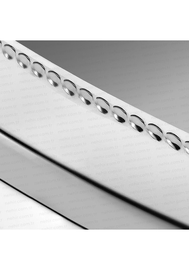 Nehir Zincir Saten Çelik Çay Tepsi