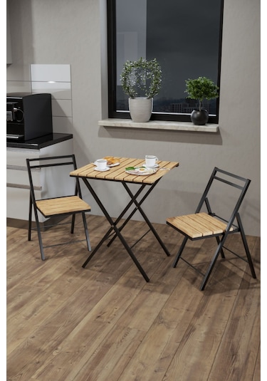 2 Adet Ege Katlanır Sandalye , Bistro Sandalye, Bahçe Sandalyesi