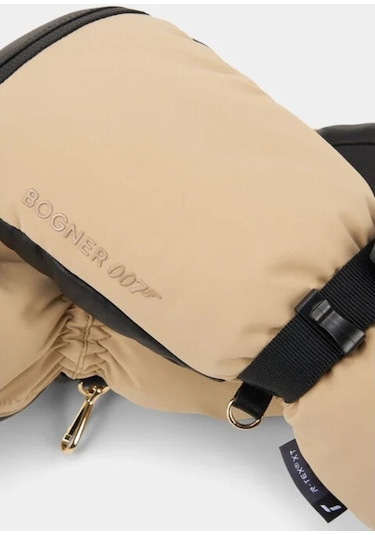 Bogner Flora 007 Koleksiyonu Lüks Kayak Eldiveni Bej 6.5
