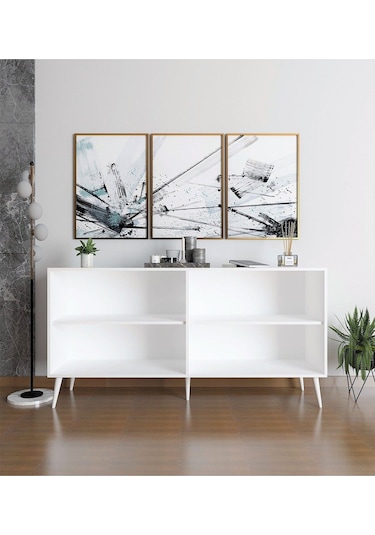 Floradesign Sarissa Konsol / Konsol / Çok Amaçlı Dolap 160 Cm Beyaz