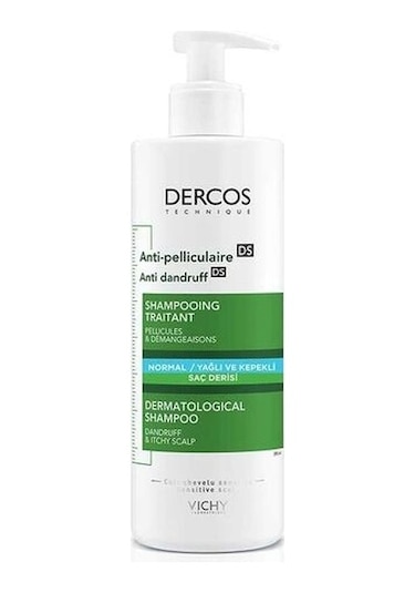 Vichy Dercos Dandruff Normal ve Yağlı Saçlar için Kepek Karşıtı Şampuan 390 ML