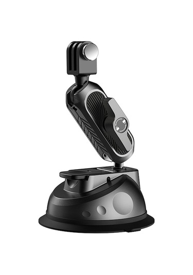 Evrensel Araç İçi Emici Askı - 360 Dönebilir Çift Top Başlı Tasarım, Gopro Ve Insta360 Uyumlu