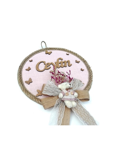 Loradavet Lora Davet Kız Bebek Kapı Süsü, Hastane Kapı Süsü, Duvar Süsü (1 (529472440) Çok Renkli