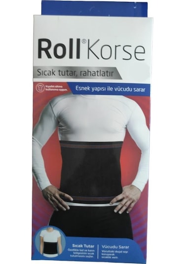 Roll Yün Bel Korsesi %100 Yün