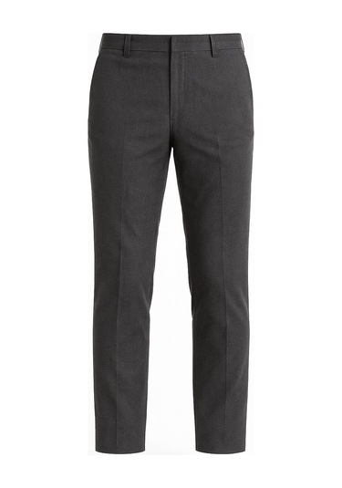Classics Men Captiva Klasik Fit Likralı Erkek Kanvas Pantolon - 7413 Füme