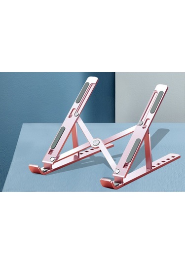 Monyee 6 Kademeli Ayarlanabilir Taşınabilir Dizüstü Bilgisayar Standı - Alüminyum, Hafif Ve Ergonomik