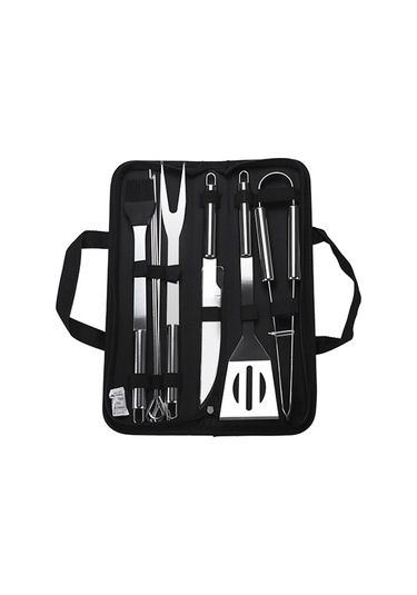 Ximistore9 Dışarıda Mangal İçin Çelik Mangal Aleti Seti 20/9 Parça Seçenekli - Toptan, Isıya Dayanıklı, Tüm Yıkama Uygun, Paslanmaz Çelik Çok Renkli