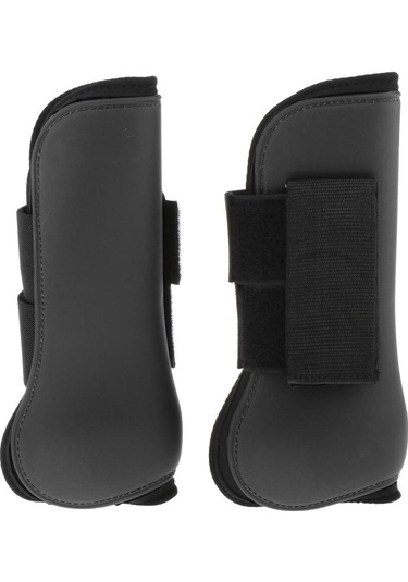 Suntek 2 Pairs At Bacak Boots Hind Ön Bacak Koruyucu Sarar Set Siyah