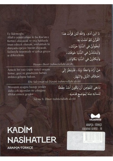 Kadim Nasihatler, Arapça-türkçe / Enes Balı