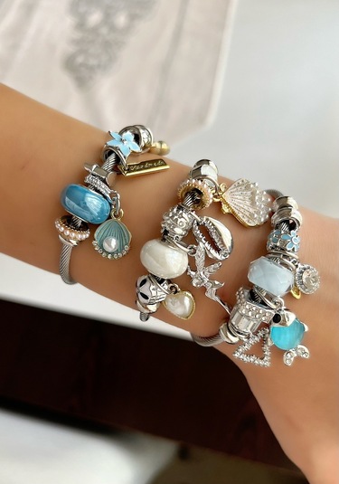 Su Perisi Takı Bijuteri Çelik Su Perisi Detaylı Bileklik