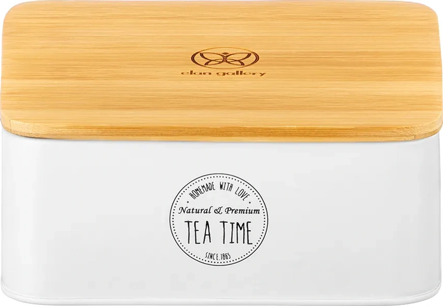 Elan Gallery Çay Poşetleri İçin Organizer, 18,5x16x8 Cm 370525787 Beyaz