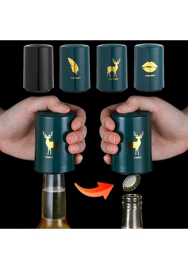 Yaratıcı Manyetik Otomatik Bira Şişe Açacağı Mutfak Basın Kapağı Diğer