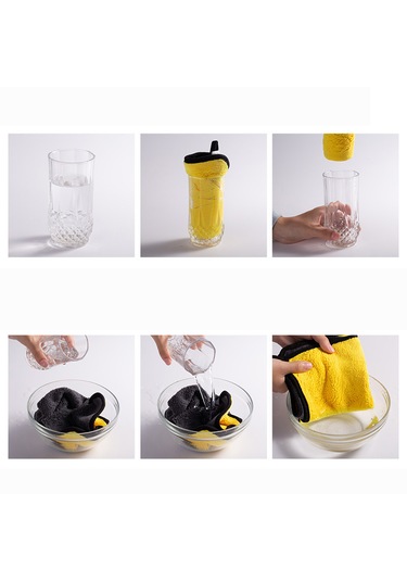 Laspak Mikro Fiber Bez Ultra Su Emici Sarı-gri 50 70