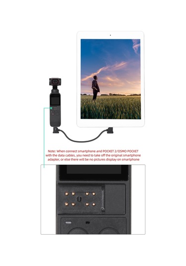 Geekyou Type-c'den 'a 15cm Veri Kablosu - Djı Mini 2/air 2/pocket 2/osmo Pocket/fpv Gözlüğü Uyumlu