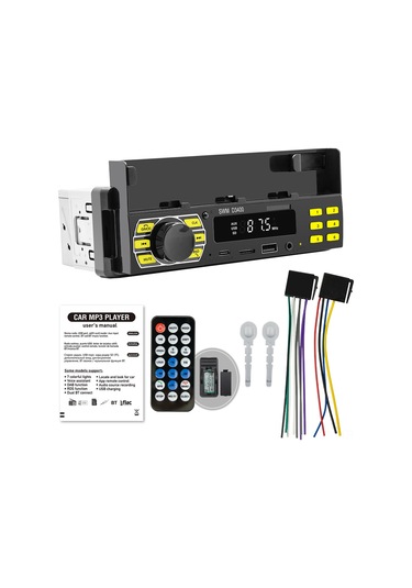 Suofeng "çok Fonksiyonlu Araç Radyosu - Bluetooth 5.0, Fm Radyo, Mp3 Çalar, Uzaktan Kumanda, Sesli Asistan Ve Araç Bulma Uygulaması"