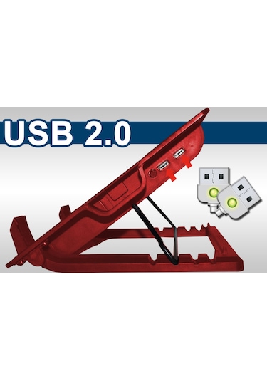 Inca INC-341FXK Ergonomik Tek Fanlı 7" - 17" Stand Notebook Soğutucu