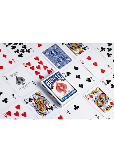 Bicycle Standart Index İskambil Oyun Kartı Destesi Kartları Mavi