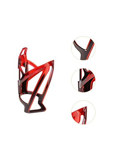 Suntek Bisiklet Su Şişesi Tutucu Pc Evrensel Montajlı İçecek Kırmızı